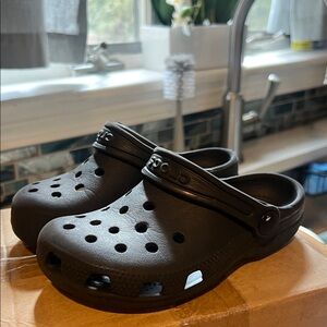 Kids Black Crocs